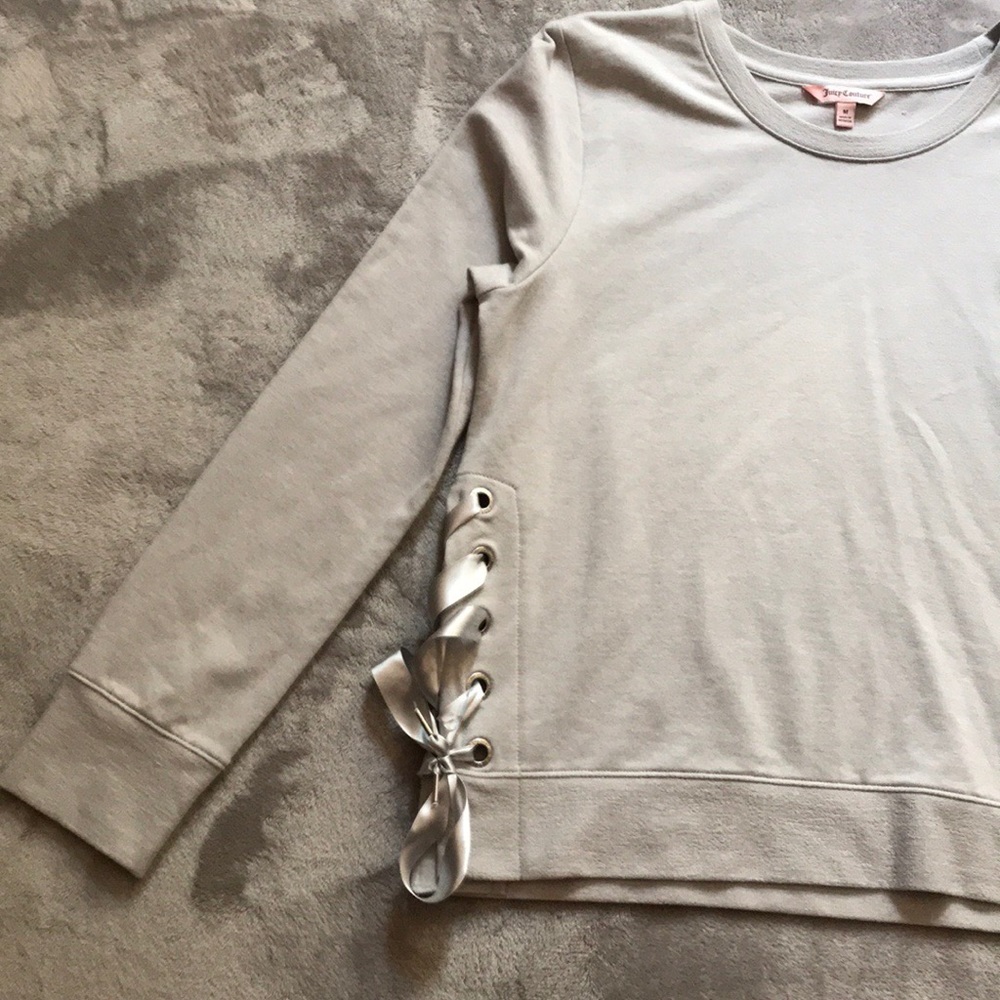 Juicy Couture Tie Side Sweatshirt NWT